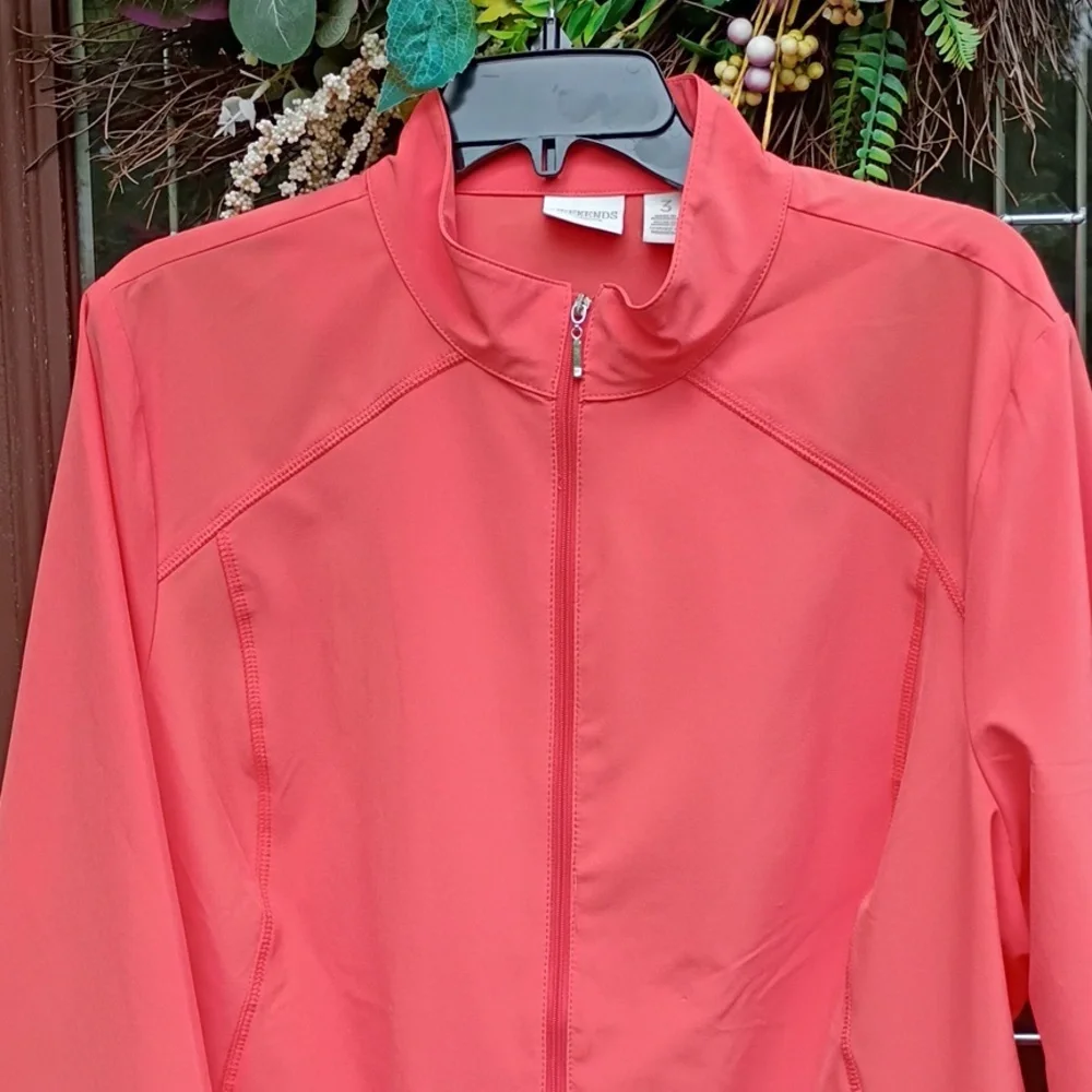 Chico's Women's 🧡 Jacket.Sizr 3=XL.pit To Pit 24".New Condition. - Picture 3 of 7